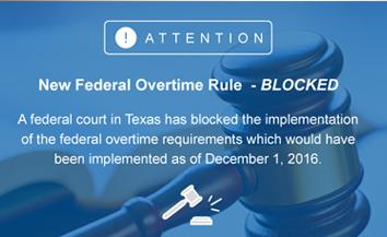 Federal Overtime Rule has been Blocked! - OmegaComp HR